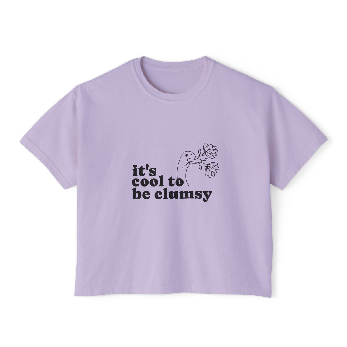 Cropped Clumsy Women's Boxy Tee