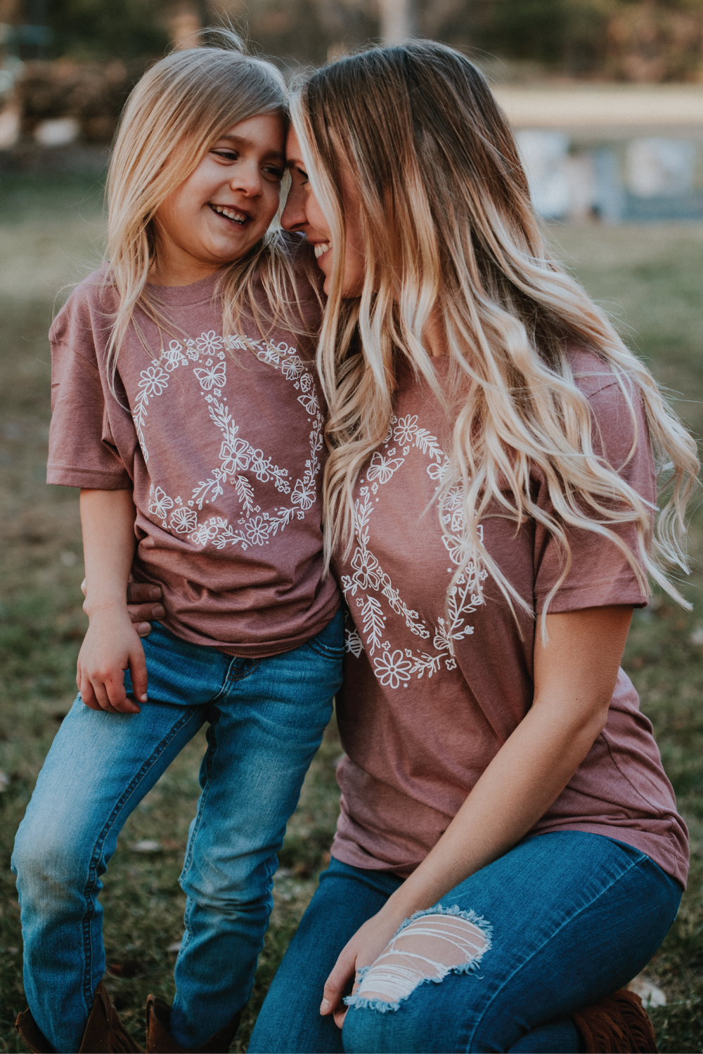 Pollinator Peace Sign Graphic Tee