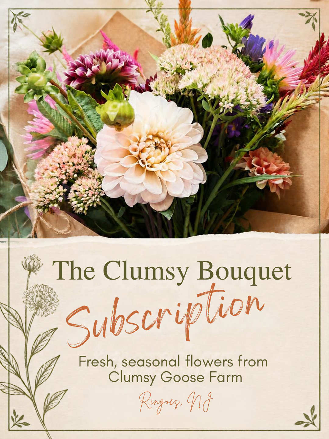 The Clumsy Bouquet Flower Subscription
